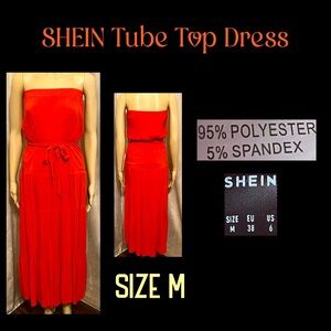 Size M- SHEIN Tube Top Dress